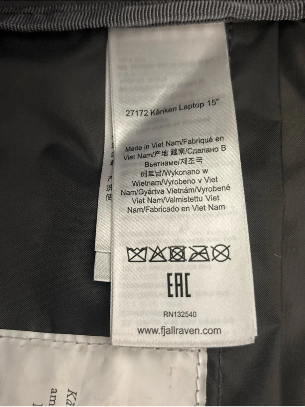 FjallRaven 27172 Kanken Padded Laptop 15